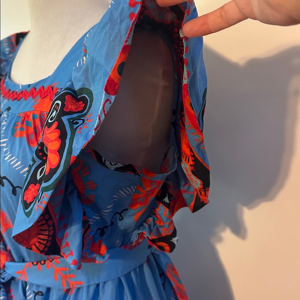Peace & Chaos fun cotton dress Greek designer - Picture 3 of 12